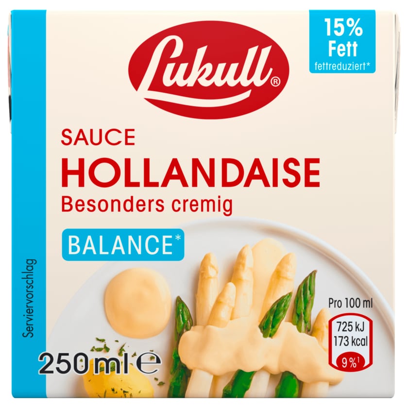 Lukull Sauce Hollandaise Balance 250ml